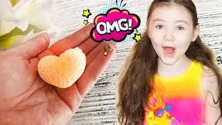 Настя и Мама делают Бомбочки для ванной своими руками  Как сделать бомбочку для ванны