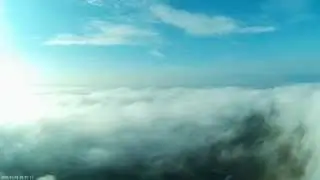 Cloud surfing with X7 FPV