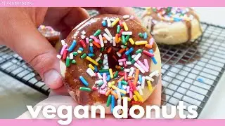 how to make vegan donuts from scratch - easy and inexpensive recipe