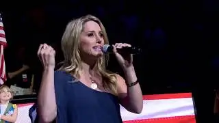 Stephanie Varone - National Anthem - MN Lynx - August 2018