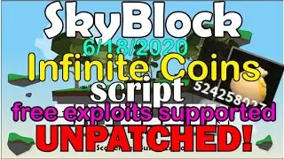 (NEW!WORKING)Sky Block 🐟 [FISHING] Infinite Coins Script || 6/18/2020 || MORE OP THAN DUPE||TRY FAST