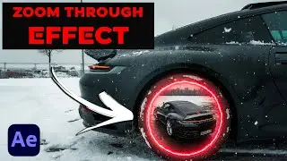 Zoom Through Effect in After Effects | Zoom Through Transition Tutorial