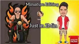 Miniature Cartoon Photo Editing  Just In 2 Minutes in Android #shorts