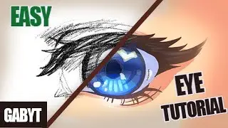 🔥HOW to draw AND paint anime eyes🎨 // TUTORIAL