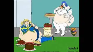 62 Beautiful Anime Girl's Weight Gain Sequences & Force Feeding (18+)