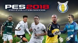 PES 2018 Brasileiro Serie A FacePack & Miniface For PTE & Smoke Patch