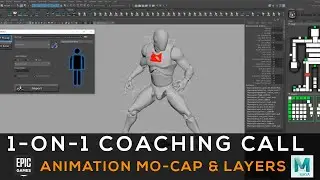 Maya & Unreal Animation Mocap & Additive Layers | UE4 Art Rigging Tools | 1on1 Animation Coaching