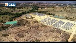 Usina fotovoltaica - imagens aéreas