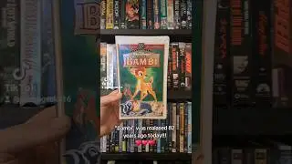 Happy anniversary to the 1942 beloved children's #Disney film #Bambi #vhscollector #shorts