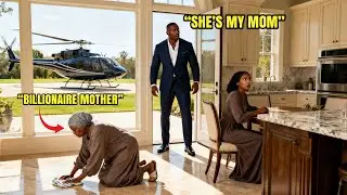 Billionaire Walks In… And Sees His Mother Cleaning the Floor