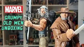 Marvel Legends Old Man Logan and Hawkeye X-Men 2-Pack Unboxing