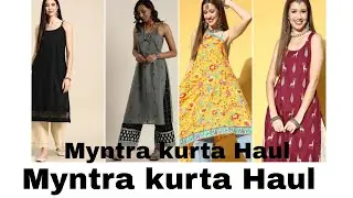 Myntra kurta Haul video 