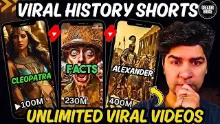 I created history shorts facts in 60 secs | Create viral history shorts like factsmine #facts