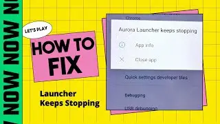 Walton Aurora Launcher Keeps Stopping Fix By Quick Fixer TM