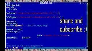 Copy content of 1 file to another | File Handling in C