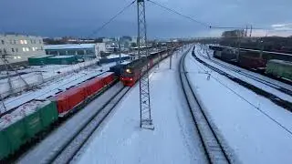 ЭД4М-0145 на станции Черниковка