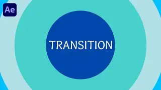 Easy Circle Title Transition Tutorial in After Effects