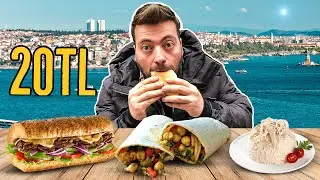 İSTANBUL' DA 20 TL' ye DOYURUCU SOKAK LEZZETLERİ !