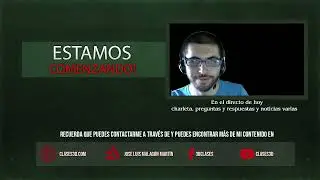 Simplemente charlando, además os tengo que comentar algunas cosillas