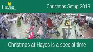 Hayes Garden World Christmas Setup 2019 Time lapse