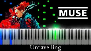 Unravelling - MUSE (Visual Piano Tutorial/Best Version)