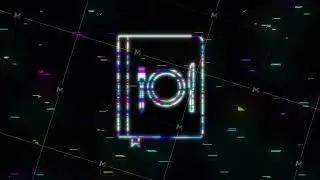 Book with shining bulb flying out. Idea logo. Power of knowledge sign. Motion Graphic