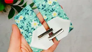 How to make a simple ribbon bow 🎀 Hair Bow tutorial