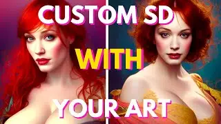 TRAIN Stable Diffusion With Your Own Art! Textual Inversion Made Simple!