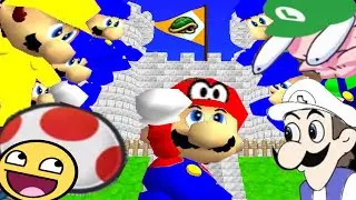 super mario 64 bloopers: Mind Reading Mario