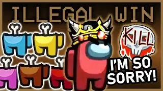 Among Us but I get an ILLEGAL WEREWOLF WIN | Among Us Town of Us w/ Friends