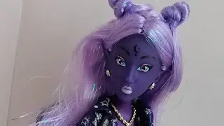 A doll from GALAMART, an elven princess. A purple beauty.