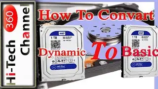How to Convert HDD Dynamic Disk to Basic Disk windows 7 । Hard Disk Dynamic type থেকে  basic Type