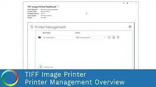 Printer Management Overview | TIFF Image Printer 12 | PEERNET