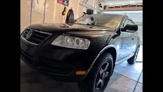T1 Touareg Battery and Headlight install by an Idiot