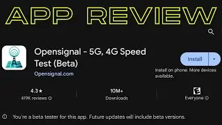 OpenSignal How To See Coverage Map All The Carriers Test Network Speed Test AT&T T-Mobile Verizon 5G