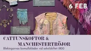 TISDAGSFÖRELÄSNING - CATTUNSKOFTOR & MANCHESTERTRÖJOR