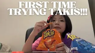 Trying Takis for the first time (with my mother)