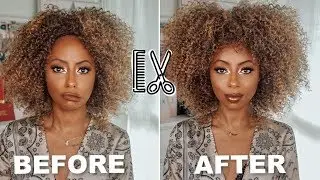 $16 WIG TRANSFORMATION! CUT, SHAPE, AND STYLE! | Jessica Pettway