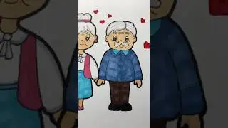 Рисунок Бабушка и Дедушка 