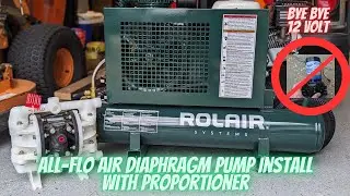 All Flo Air Diaphragm Pump Build with Proportioner