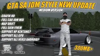 GTA SA FULL MOD JDM MIX LITE VERSION FULL CAR‼️GTA SA MOD DRIFT 300MB TERBARU ‼️