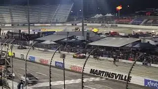 spins and crashes from mazda mx5 cup/nascar modifieds at martinsville