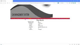 Taxi Management System | Student Projects