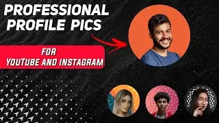 Create Professional Profile Picture For Social Media (FREE) | PFP maker Tutorial