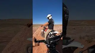 A couple pit bikes and new terrain to explore might be just what you need🏜️🏁