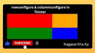 rowconfigure and columnconfigure in Tkinter