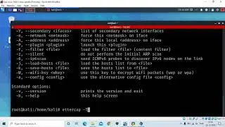 Getting Started With Ettercap [Information Gathering] Lecture 8 (Post Connection Attack)