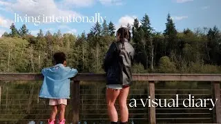 slowing down + live intentionally as a single mom | a visual diary vlog