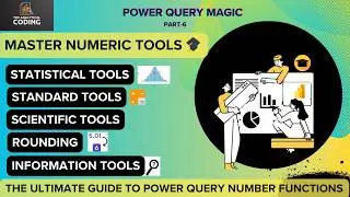 Number transformation tools in power query| Round up and down| Standard | 