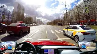 Вагоноремонтная ул. - МКАД - Алтушка - Лескова. 3 апреля 2024